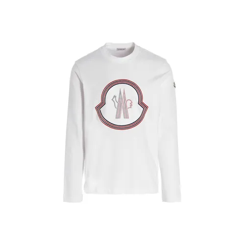 MONCLER Белая Мужская T-рубашка