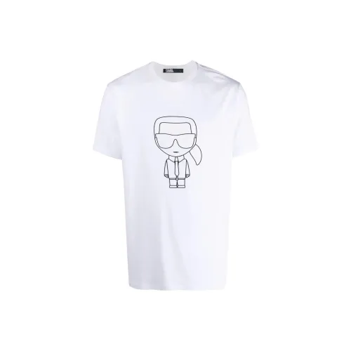 KARL LAGERFELD / Karl Lagerfeld Jeans Белый Мужской T-Рубашки