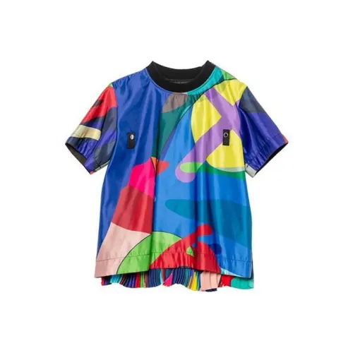 sacai Многоцветные Унисекс Т-рубашки