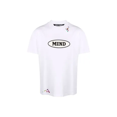 PALM ANGELS Белая Мужская Футболка