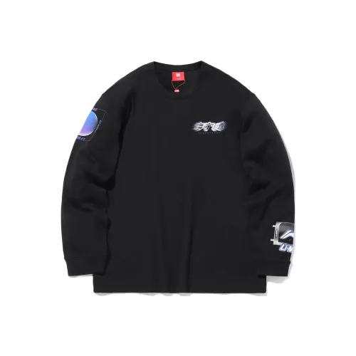 LINING China Li Ning Черные Мужские T-Рубашки