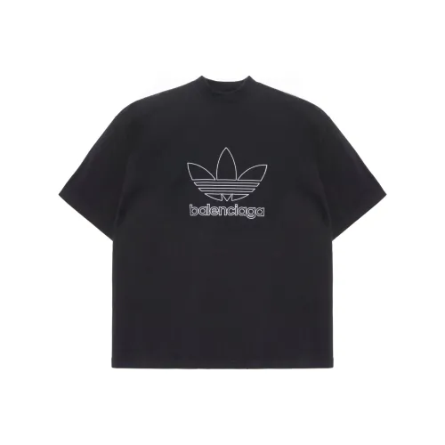 Balenciaga Мужские черные футболки