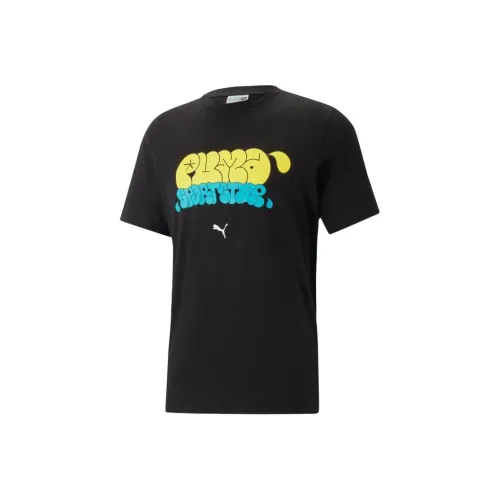 PUMA Комплект с короткими рукавами футболка мужская черный