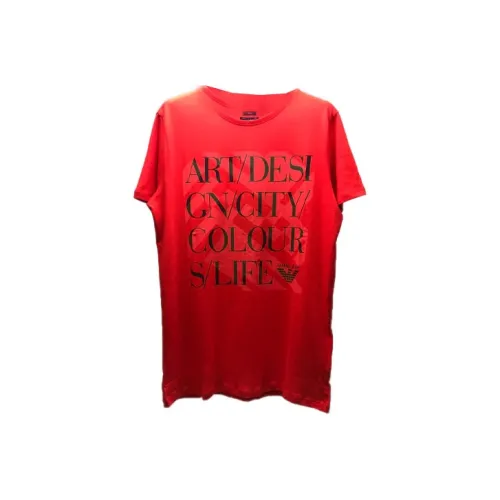 ARMANI JEANS Red Мужская T-рубашка