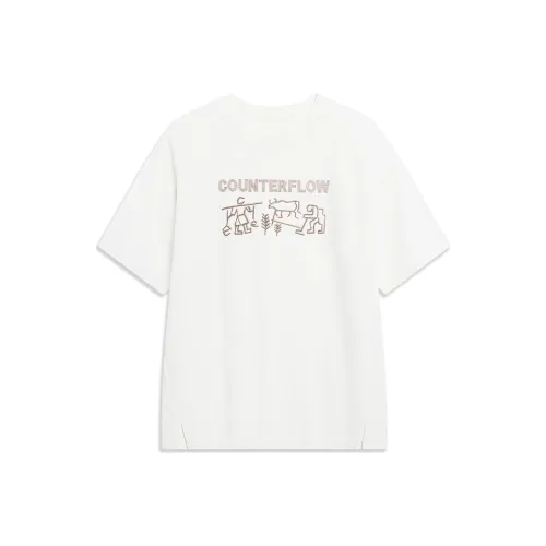 LINING Белая Унисекс Футболка