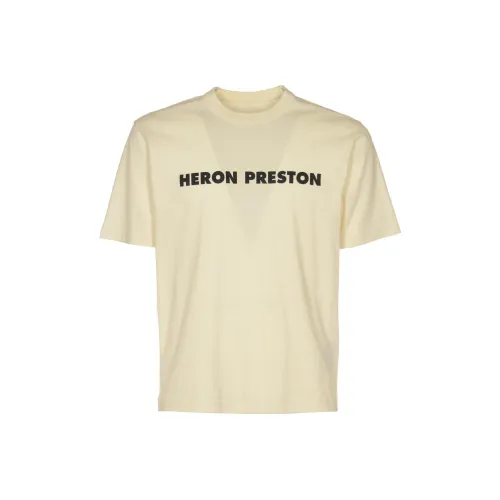 HERON PRESTON Бежевые Мужские T-рубашки