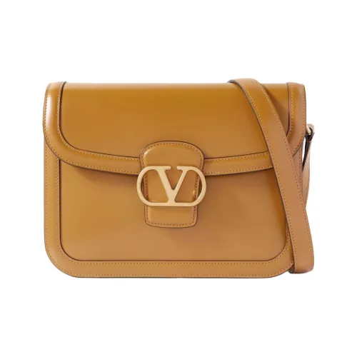 Valentino Телячья кожа Сумка через плечо Женская Коричневая