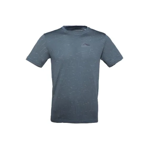 LINING Синий Мужской T-Рубашки