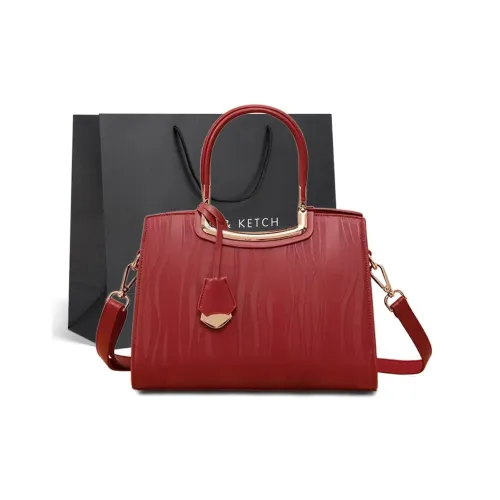 CLEVER KETCH ПУ (полиуретан) Сумка Тоут Сумка через плечо Стандартная Женская Красная Черная