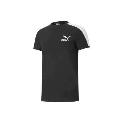 PUMA T7 Черная Мужская T-Рубашка