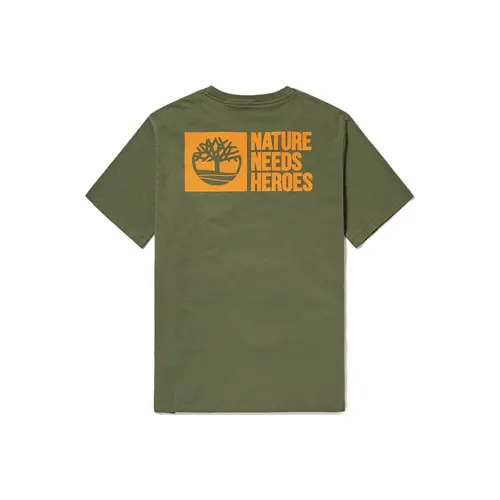 Timberland Кассель Зеленый Мужская T-Рубашка