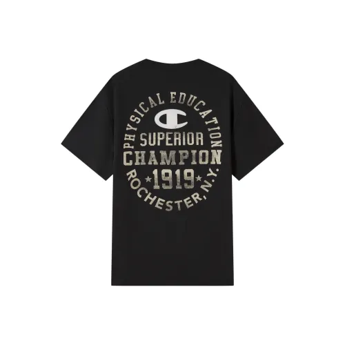 Champion Black Унисекс T-рубашка