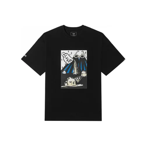 Vans x Hansol collaboration Черная унисекс футболка