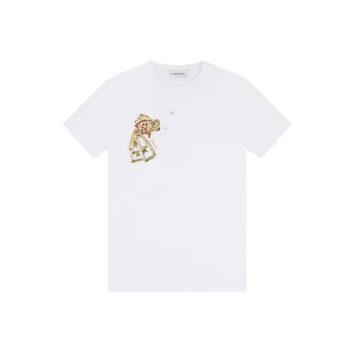Lanvin Белая Унисекс Футболка