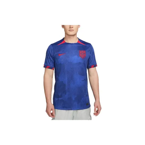 Nike USA Soccer Team Olympic Series USWNT 2023 Stadium Away Shirt Men's Blue