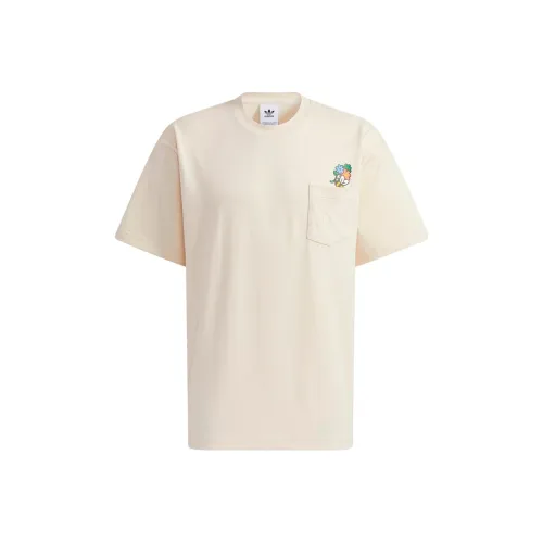Adidas Originals SS23 T-Shirt Мужской Экрю