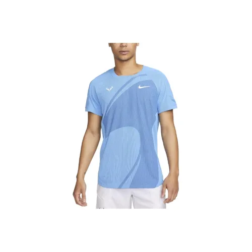 Nike Blue Men's T-Shirts Найк Синий Мужские Футболки