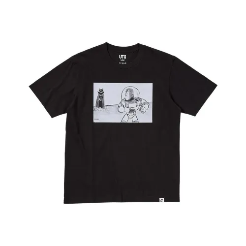 UNIQLO Черная унисекс футболка