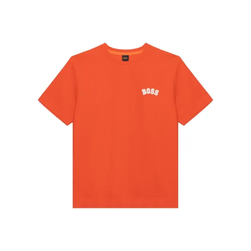 Hugo Boss Оранжевые Красные Мужские T-рубашки