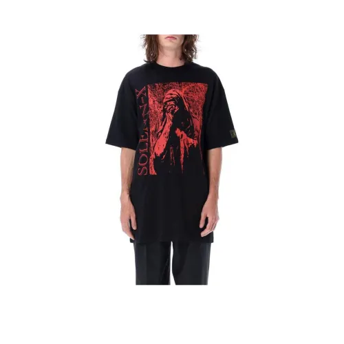 Raf Simons Черные Мужские T-Рубашки