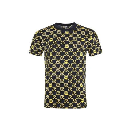 MOSCHINO Мужские черные T-рубашки