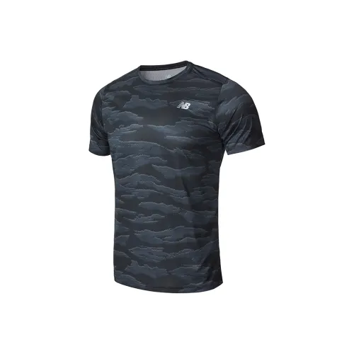 New Balance T-Shirt Мужской Темно-синий