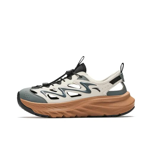 ANTA Износостойкий Легкий Дышащий и Без нижнего слоя. Обувь для походов Мужская Белый Зеленый Черный