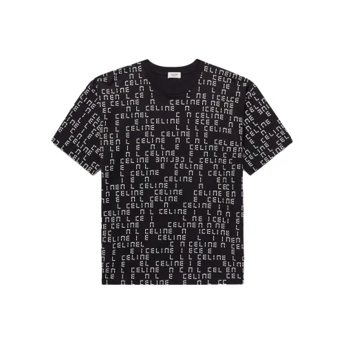 Celine Мужские черные T-рубашки
