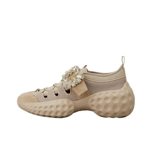 Roger Vivier VIV' RUN Low Топ Повседневная обувь Женская Умбра