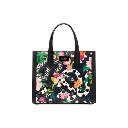 Kate Spade Manhattan Коровья кожа Тоут Сумка Сумка для покупок Сумка через плечо Сумка Маленькая Женская Черная