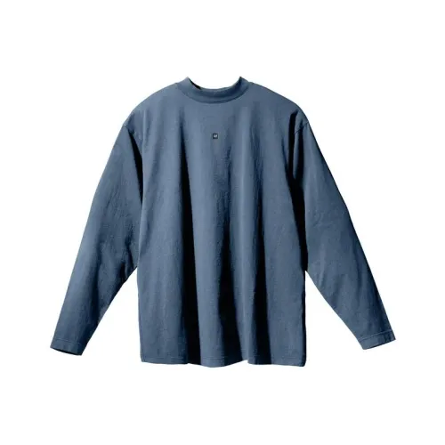 YEEZY Gap X Balenciaga Collaboration Темно-синяя унисекс футболка