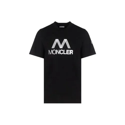 MONCLER SS22 Черные Мужские T-рубашки