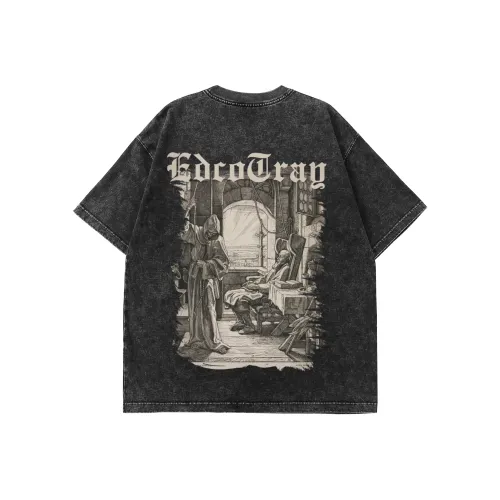 EDCO BREAK SILENCE Рукав с оборванным плечом T-рубашка Унисекс