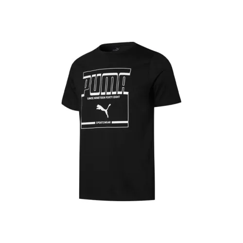 PUMA Мужская черная футболка