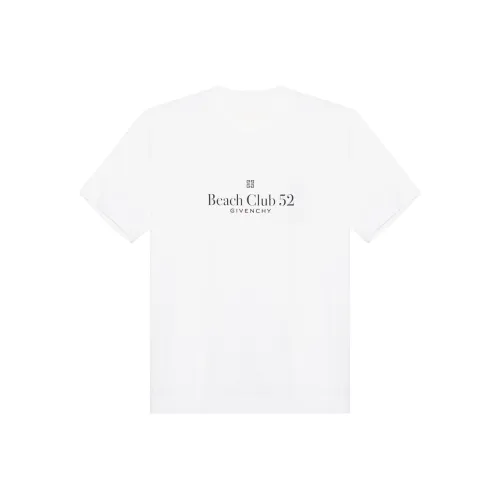 GIVENCHY Logo SS23 T-Shirt Мужской Белый