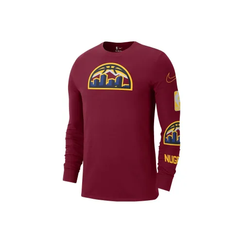 Nike Темно-красные Мужские T-рубашки