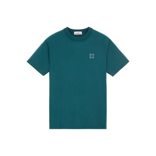 STONE ISLAND SS23 Petroleum Унисекс Т-рубашка