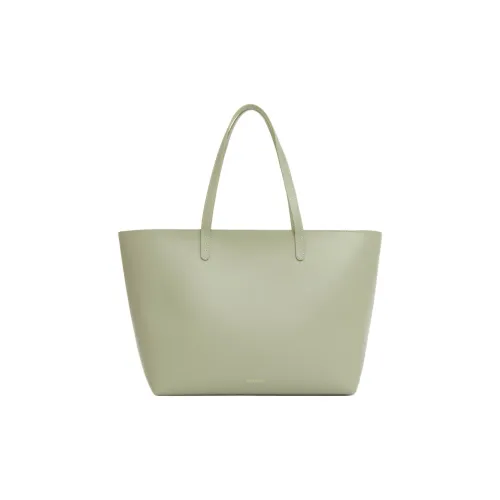 MANSUR GAVRIEL Кожа Тоут Сумка Сумка для покупок Сумка Большая Женская Шалфейно-зеленая