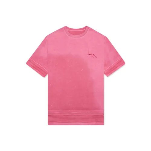 ADER ERROR Розовая унисекс футболка