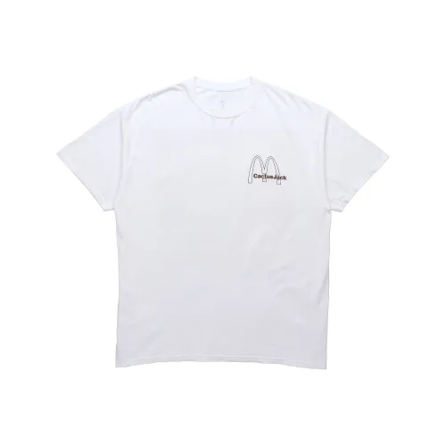 Travis Scott x McDonald футболка унисекс белый
