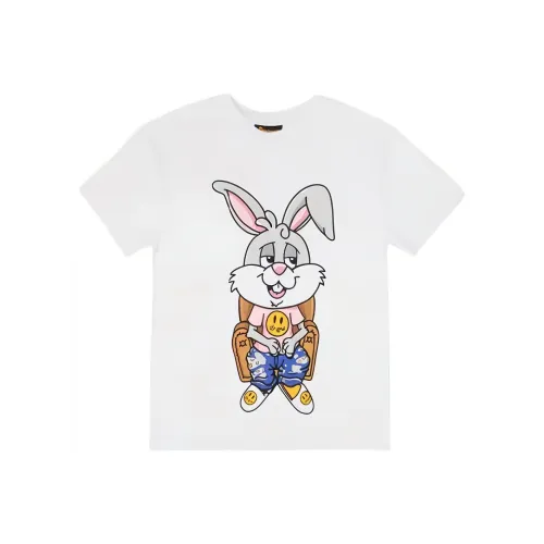 Drew House Smiley Collection SS21 Рубашка Унисекс Белая