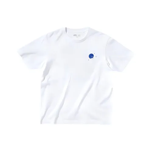 UNIQLO Белая унисекс футболка