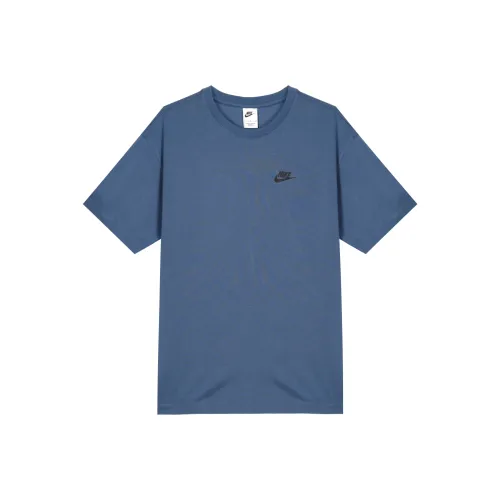 Nike T-Shirt Мужской Mysterious Deep Sea Blue