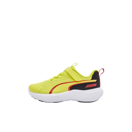PUMA Speed Monster V5 Детская беговая обувь Низкий топ Желтый Kids