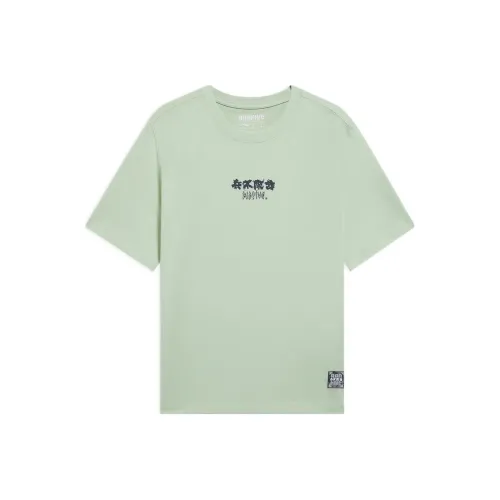 LINING Пена Зеленая Мужская T-Рубашка