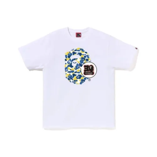 A BATHING APE Bape SS23 30th Anniversary Collection Рубашка Унисекс Белая