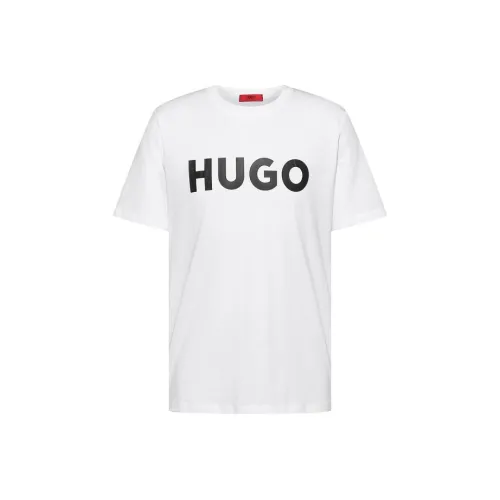 Hugo Boss Белая Мужская T-Рубашка