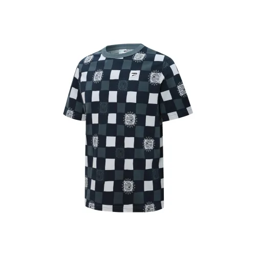 PUMA DOWNTOWN AOP Tee T-Shirt Мужская Серый Синий