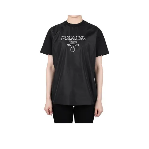 PRADA Черная унисекс футболка