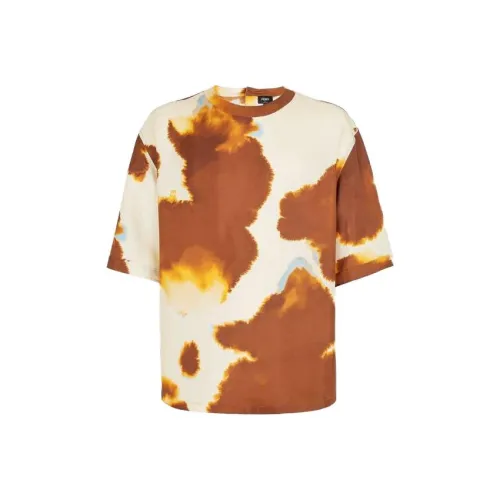 Fendi Коричневый Мужской T-рубашки